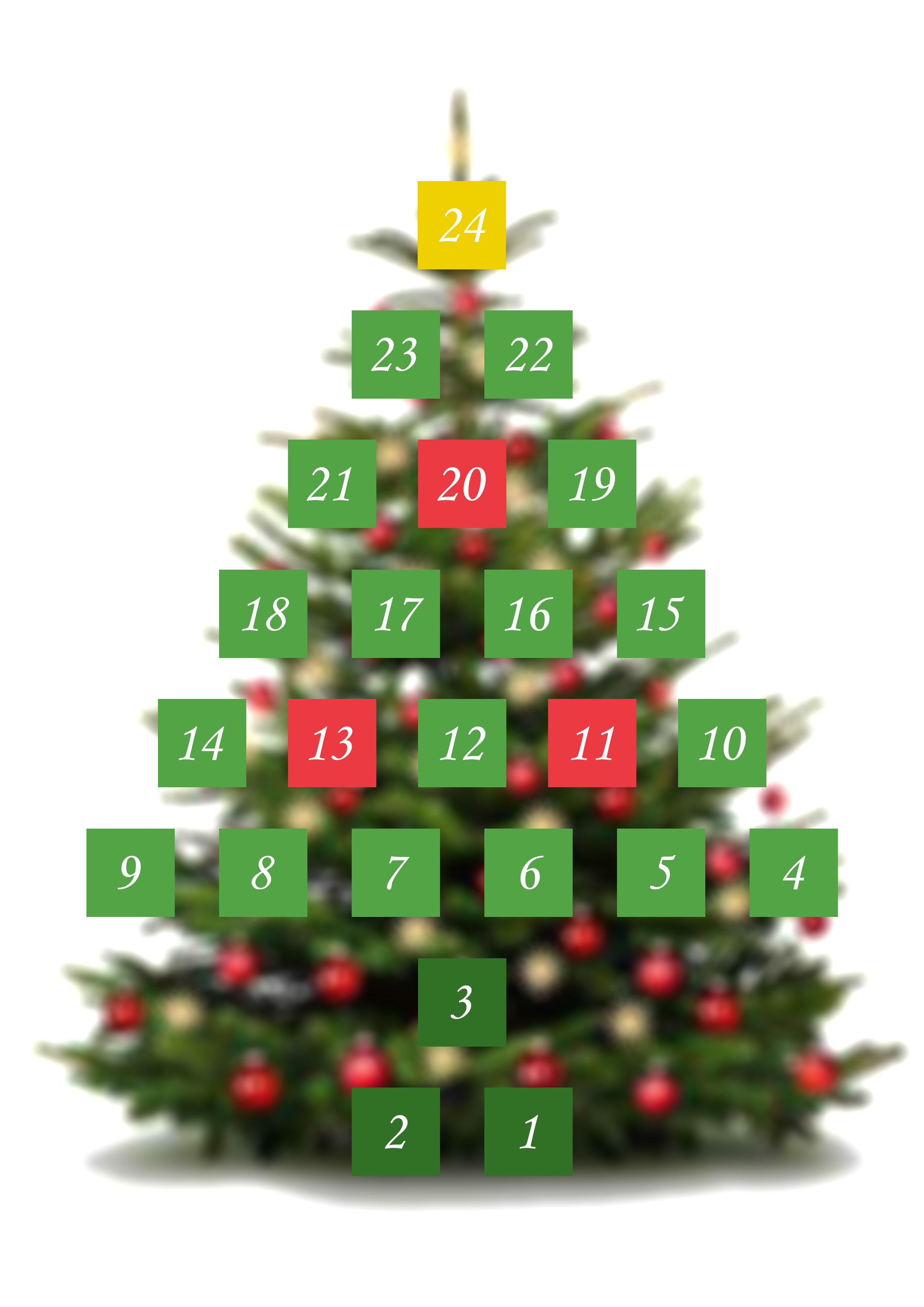 Calendrier de l'avent - Advent Calendar