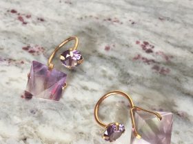 Aoko Su Fluorite Two Moons Ring