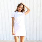 Constant Simplicity Polo Dress white bamboo organic