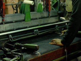 Ateliers de Nîmes denim jean made in Franc handcratefd