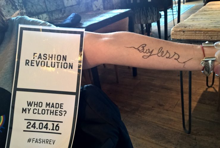 Fashion Revolution Party 2016 tatouages éphémères