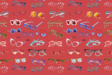 Bleu tango lunettes motif collection SS19