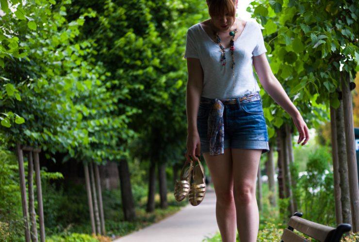 Summer Queen banc sandales Anne Thomas Meatpacking