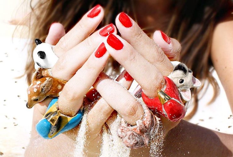 Nach Bijoux Bague Perroquet Made in France