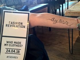 Fashion Revolution Party 2016 tatouages éphémères