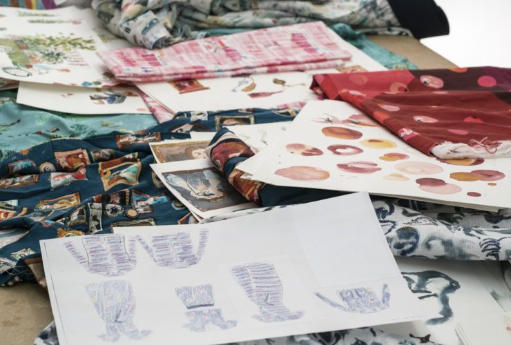 bleu tango naissance d'un motif